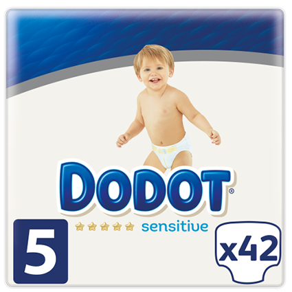 Dodot Sensitive Pañales T-5 42 Unidades