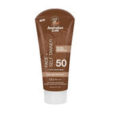 Australian Gold Face + Self Tanner Spf50 Sunscreen 88ml