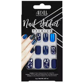 Ardell Nail Addict Matte Blue Uñas Postizas