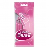 Gillette Blue II Woman 5 Unidades