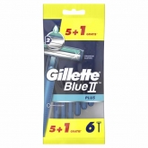 Gillette BlueII Plus Maquinillas Desechables x6