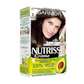 Garnier Nutrisse Crème Coloración Nutritiva 3 Castaño Oscuro