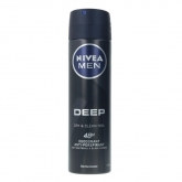 Nivea Men Deep Black Carbon Desodorante Spray 150ml