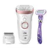 Braun Depiladora Eléctrica Silk Epil 9 SensoSmart 9870 Wet & Dry