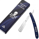 The Bluebeards Revenge Blue Handle Shavette With Logo