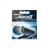 Gillette Mach3 Turbo Recambio 4 Unidades