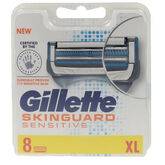 Gillette Skinguard Sensitive Cargador 8 Unidades