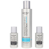 Keratin Anti-Frizz Alisado Sin Plancha Repara Puntas Set 3 Piezas