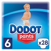 Dodot Pants Pañal-Braguita T-6 28 Unidades