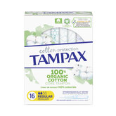 Tampax Organic Regular Tampón 16 Unidades