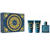 Versace Eros Eau De Toilette Spray 50ml Set 3 Piezas