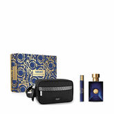 Versace Dylan Blue Pour Homme Eau De Toilette Spray 100ml Set 3 Piezas