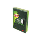 Scotch-Brite Classic Estropajo Fibra Verde Con Esponja 1 Unidad
