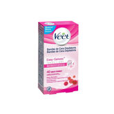 Veet Easy-Gelwax Bandas De Cera Depilatoria Piel Normal 40 Unidades