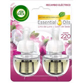 Air-Wick Lirio De Luna y Saten De Seda Ambientador Electrico Recambio 2x19ml