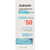 Babaria Sol Fluido Facial Fotoprotector Mineral Spf50 50ml