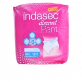 Indasec Pant Plus Talla Mediana 12 Unidades