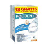 Polident Tabletas Limpiadoras 72 Unidades