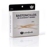 Naturbrush Bastoncillos De Algodón Y Bambú