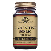 Solgar L-Carnitina 500mg 30 Comprimidos 