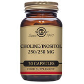 Solgar Colina/Inositol 250mg 50 Cápsulas