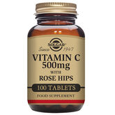 Solgar Vitamina C Rose Hips 500mg 100 Comprimidos