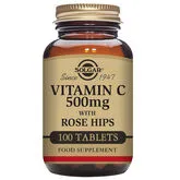Solgar Vitamina C Rose Hips 500mg 100 Comprimidos