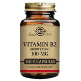 Solgar Vitamina B2 Riboflavina 100mg 100 Cápsulas