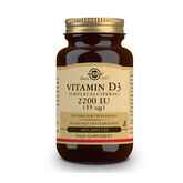 Solgar Vitamina D3 2200 IU (55 mcg) 100 Cápsulas