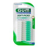 Sunstar Gum Soft-Picks Original Con Flúor Regular 80 Unidades