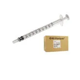 Bd Jeringa Plastipak 3 Piezas S/Aguja 1ml 1 Unidad