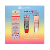 Erborian Cc Crème Iluminador Rostro Spf25 Clair 15ml Set 3 Piezas