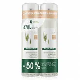 Klorane Champú Seco Avena Cabellos Morenos 2x150ml
