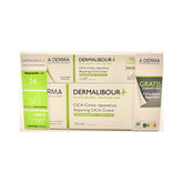 A-derma Dermalibour+ Cica Crema Reparadora 100ml Set 2 Piezas