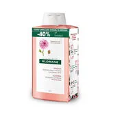 Klorane Duplo Champú Peonía 2x400ml