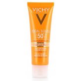 Vichy Ideal Soleil Antimanchas Con Color 3 En 1 Spf 50 De 50ml