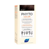 Phyto Coloración De Cabello  Phytocolor 5 Castaño Claro 180g