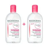 Bioderma Sensibio H2O Desmaquillante Pieles Sensibles 2x500ml