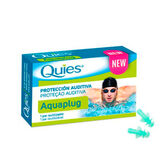 Quies Tapon De Oído Silicona Aquaplug Adulto 1par