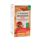Arkopharma Reishi Shiitake Maitake Bio 40 Capsulas