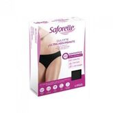 Saforelle Culotte Ultra Absorbente Negro Talla M