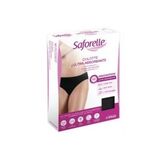 Saforelle Culotte Ultra Absorbente Negro Talla Xl