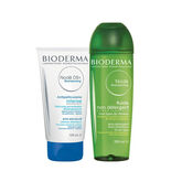 Bioderma Nodé Ds+ Champú Dermatitis Seborreica 125ml + Bioderma Nodé Champú Fluido No Detergente 200ml Set 2 Piezas