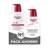 Eucerin Ph5 Skin Protection Gel De Baño 1000ml Set 2 Piezas 