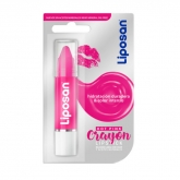 Liposan Crayon Bálsamo Labial Con Color Hot Pink