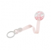 Nuk Baby Rose And Blue Cinta Sujeta Chupetes Rosa 1 Unidad