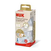 Biberón Nuk Nature Sense TC Cristal 0-6S 120 ml