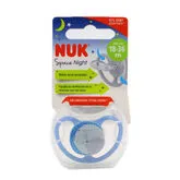 Nuk Chupete Silicona Space Night 18-36M 1U