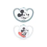 Nuk Chupete Silicona Space Mickey 0-6M 2U