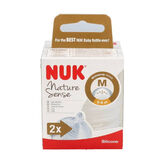 Nuk Tetina Nature Sense Silicona Talla M 2U